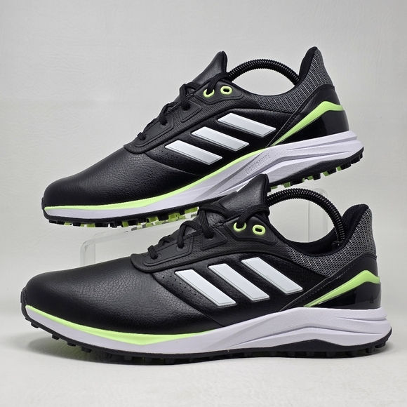 Adidas Solarmotion 24 Golf Shoes Mens Size 11 Black/White/Green IG0827 New main image 7